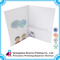 Bolsillos promocionales de encargo de la carpeta de papel de encargo de la impresión barata